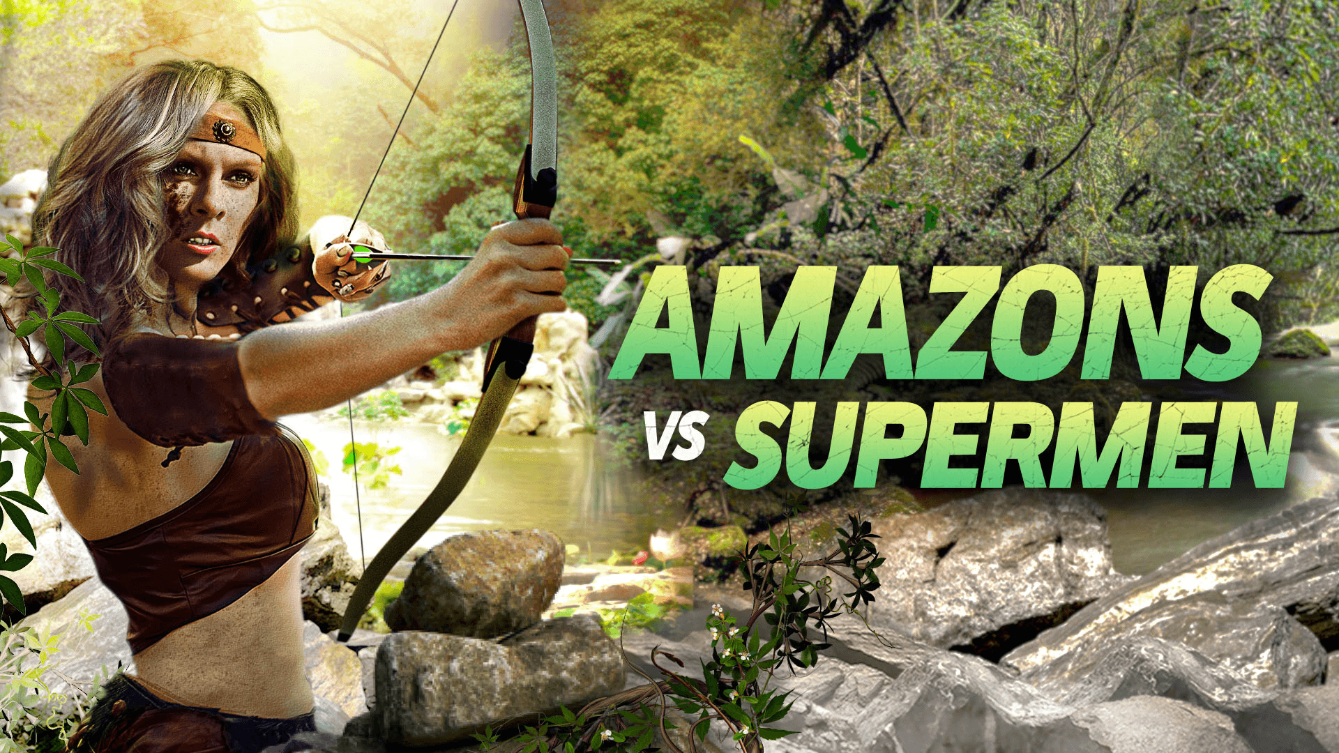 Amazons vs Supermen Movie Poster